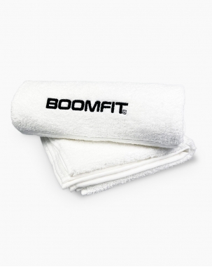 White Gym Towel - BOOMFIT